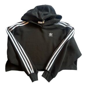 Adidas Women's Adicolor Classics Cropped Hoodie Size L